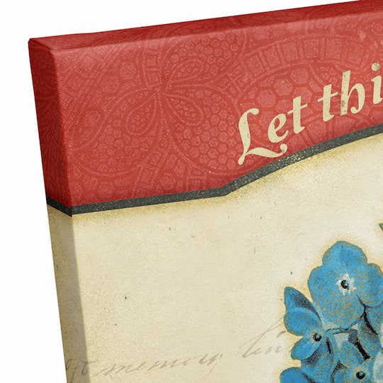 Let It Blossom 16" x 16" Canvas Wall Art